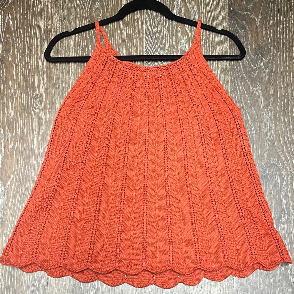 Gilli Vibrant Orange Knit Top
